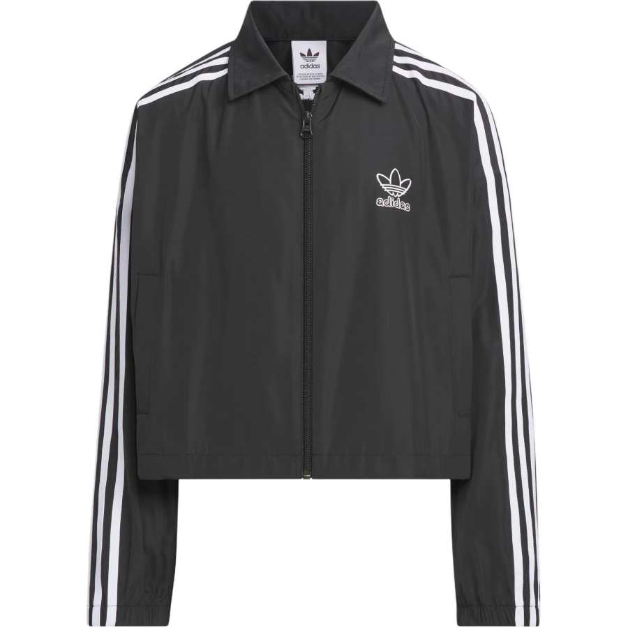 Adidas Originals Jackets & Coats Adicolor Woven Crop Jacket Classic Black Kids'