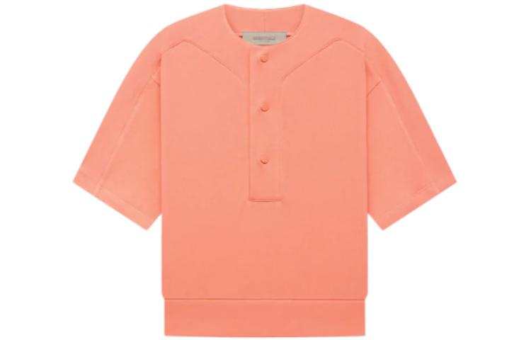 Fear Of God Essentials Baseball Jacket Pullover Coral Red Kids'