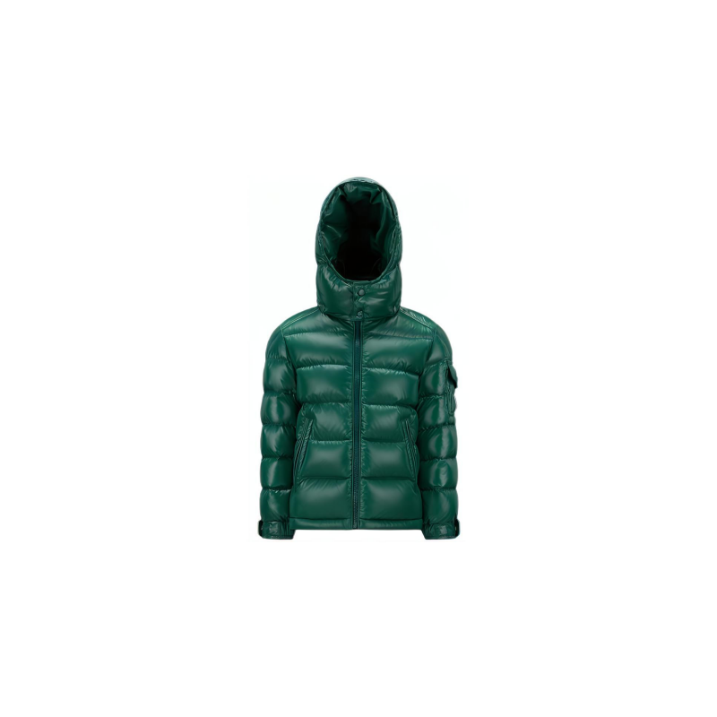 Moncler Moncler Down Jacket Leaf Green Kids'
