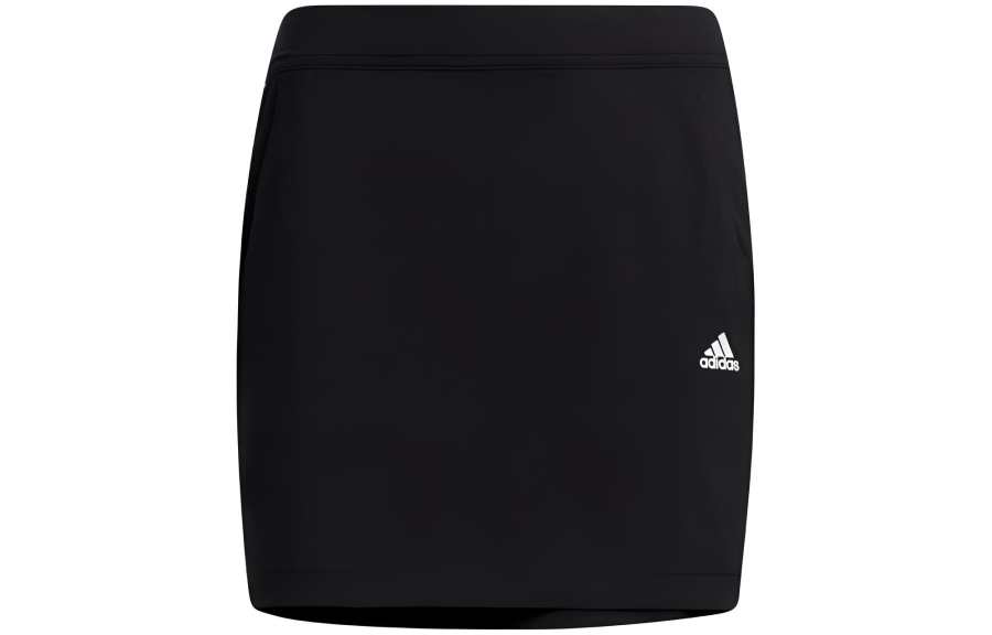 Adidas Adidas Casual Short Skirts Women's Black Moderate Short Bodycon Skirt