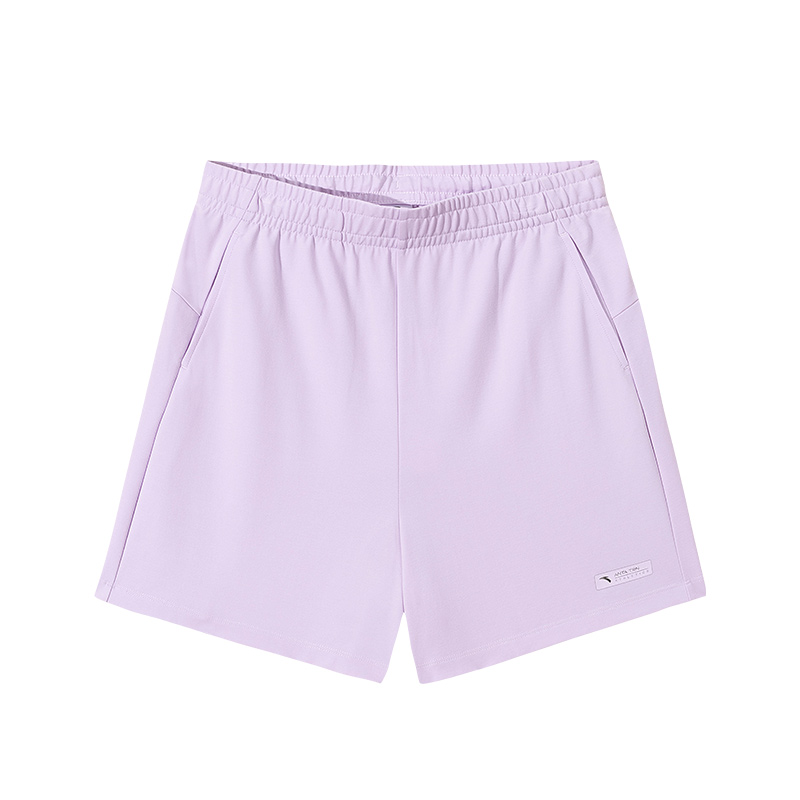 Anta Variety Training Collection Casual Shorts Women's Floral Purple