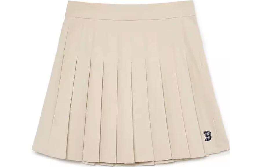 MLB Casual Short Skirts Women's Light Beige