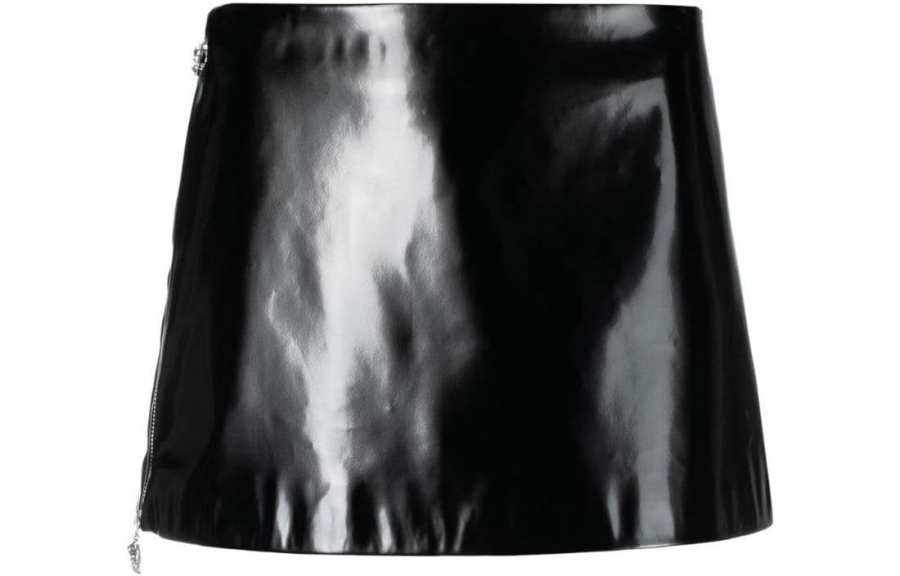 Acne Studios Acne Studios Leather Short Skirts Women's Black