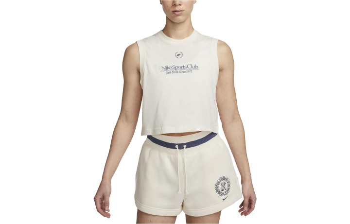 Nike Nike Sleeveless Sports Shirts Women's Pale Ivory Other