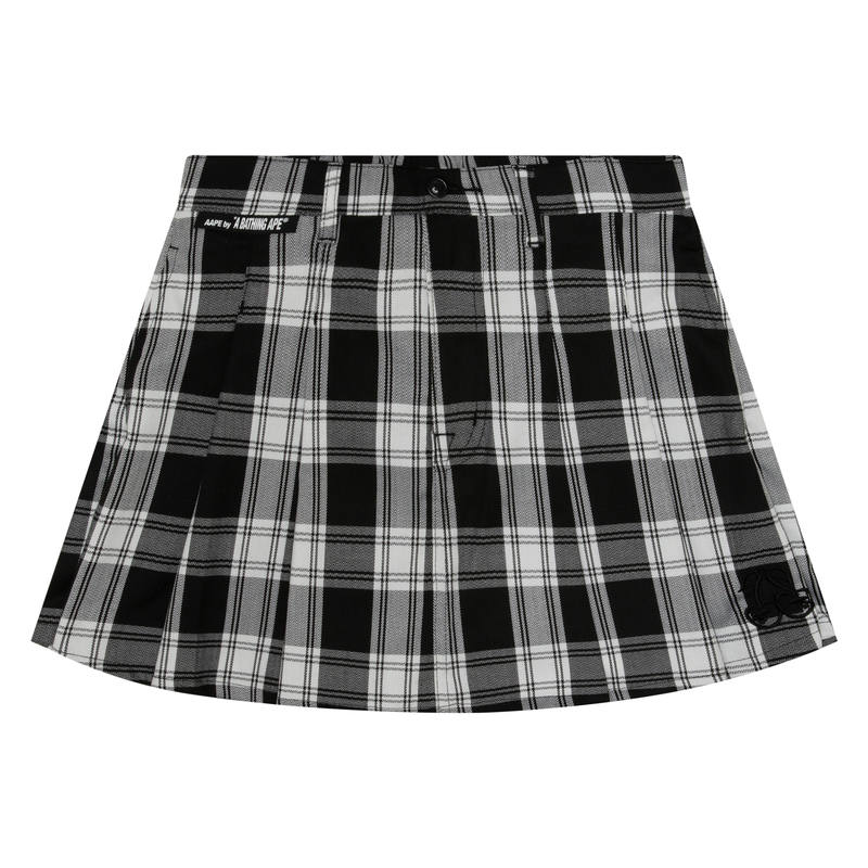 Aape Aape By *A Bathing APE® Checked Logo appliqué Skorts