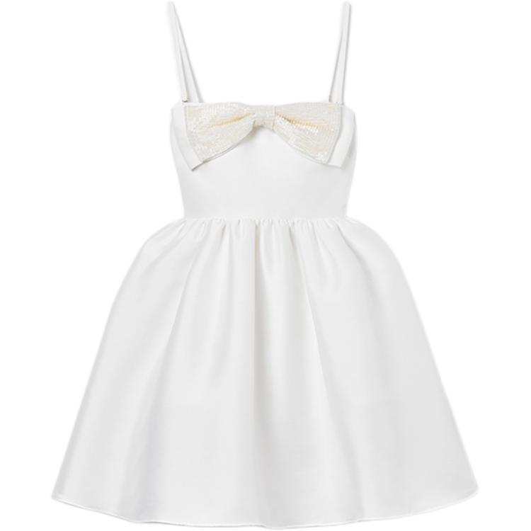 Self-portrait Taffeta Bandeau Mini Dress
