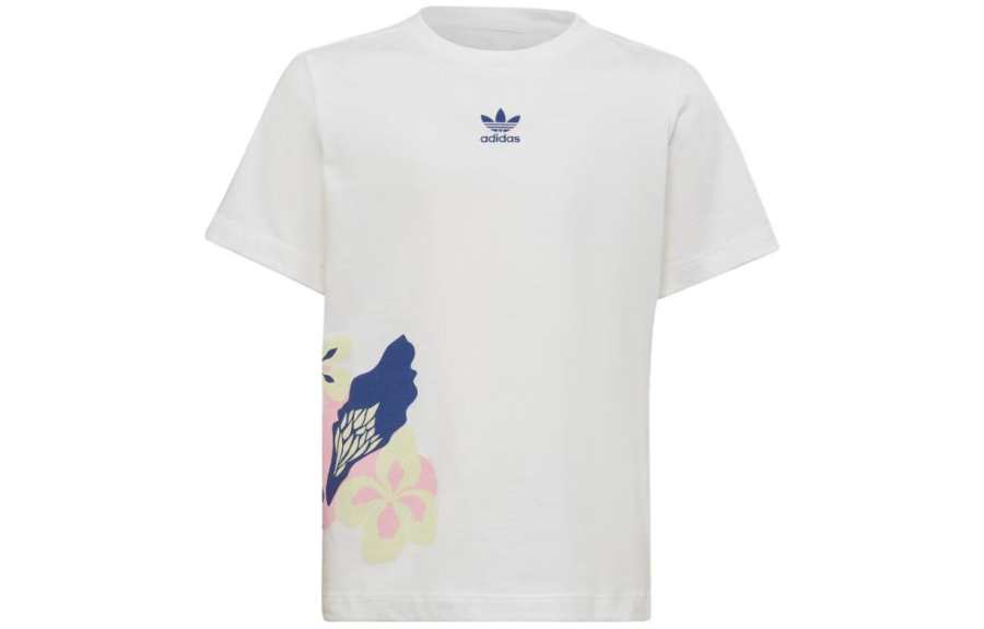 Adidas Originals Kids T Shirts Crew Neck Moderate