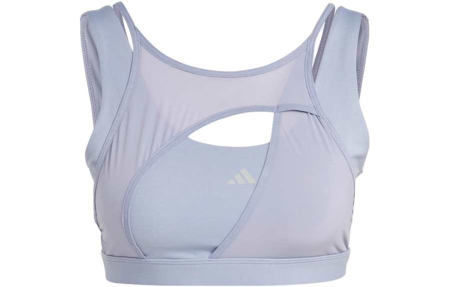 Adidas Adidas Sports Underwear Women's Silver Gray Violet Moderate