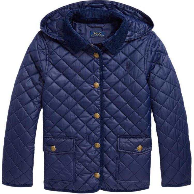 Polo Ralph Lauren Padded Jacket Marine Blue Teenagers