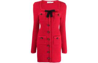 Self-portrait Self portrait Bow detailed Knit Dress