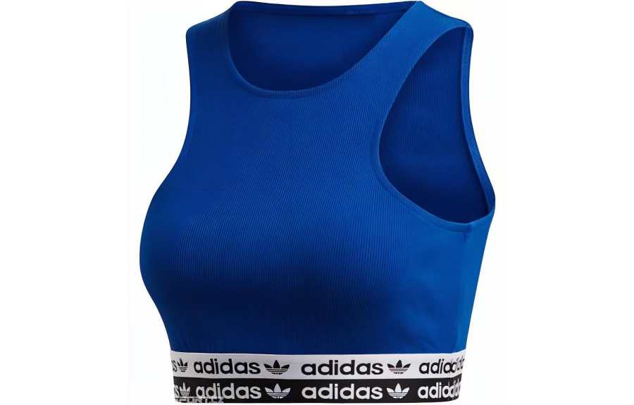 Adidas Originals Sleeveless Sports Shirts Women's Blue Other