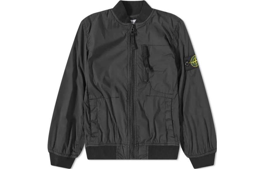 STONE ISLAND Jackets & Coats Black Kids'