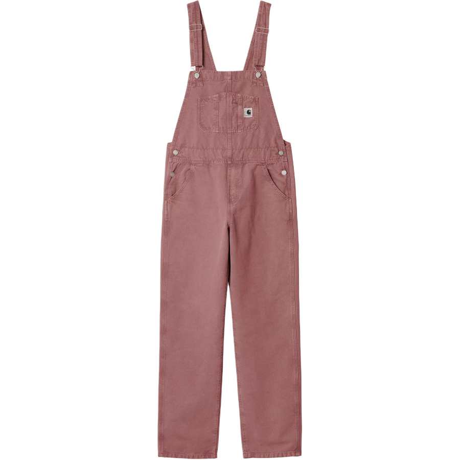 Carhartt WIP SS25 W' Bib Overall Straight Overalls Women's Dark Pink