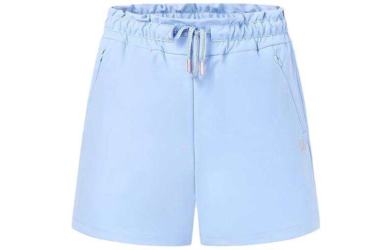 FILA Sports Shorts Women's Twill Blue Moderate Knitted Shorts