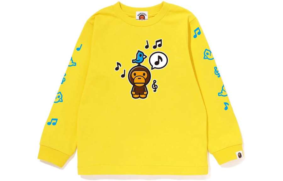 A BATHING APE A BATHING APE Kids Sweatshirts Crew Neck Moderate