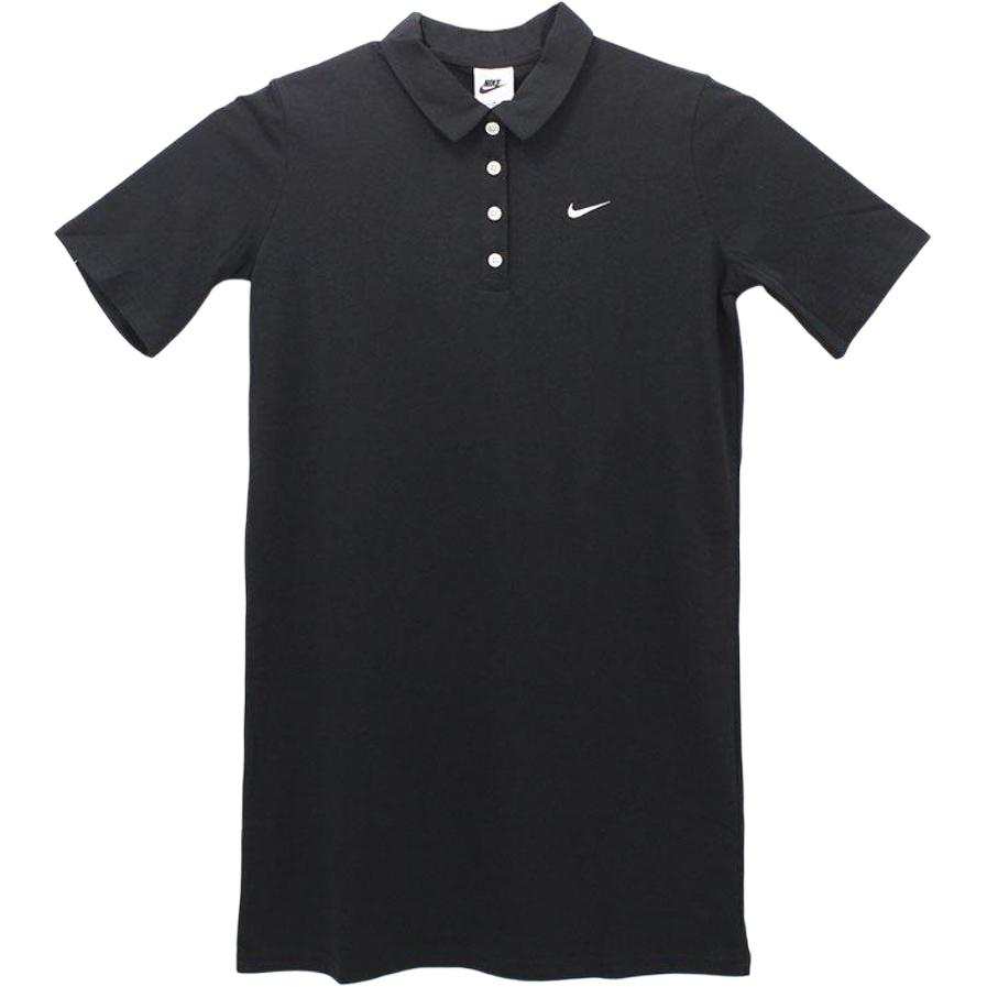Nike Nike Sportswear Short Sleeved Dress Women's Black/White