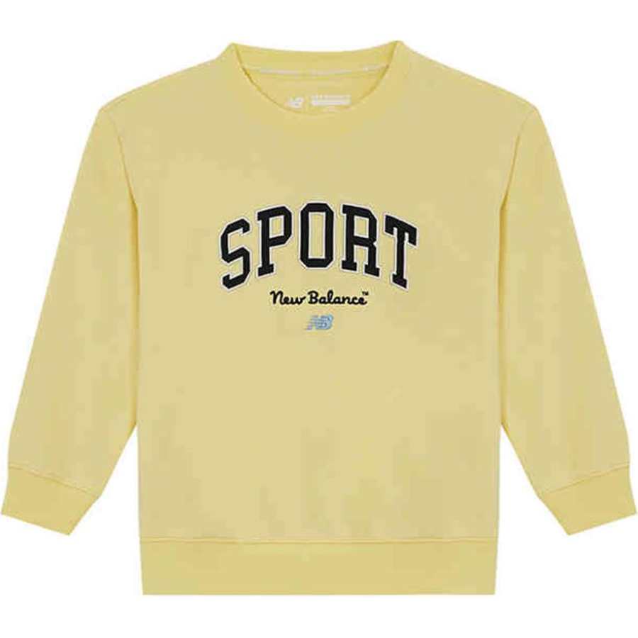 New Balance New Balance Sweatshirt Yellow Teenagers