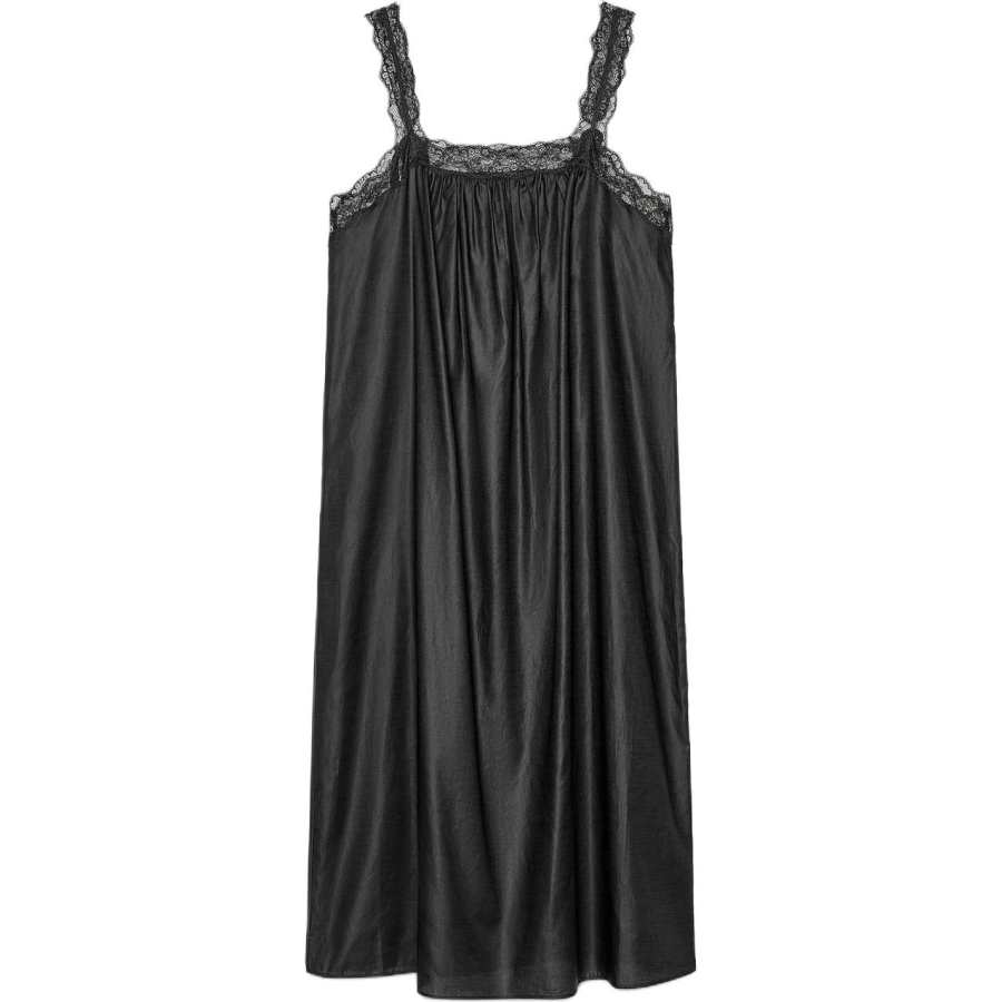 ZARA ZW Slip Dress Women's Black
