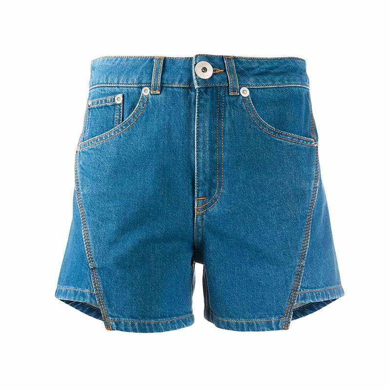 Lanvin SS22 Denim Shorts Women's Denim Blue