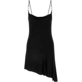 MACH & MACH Crystal-embellished Bow Mini Dress