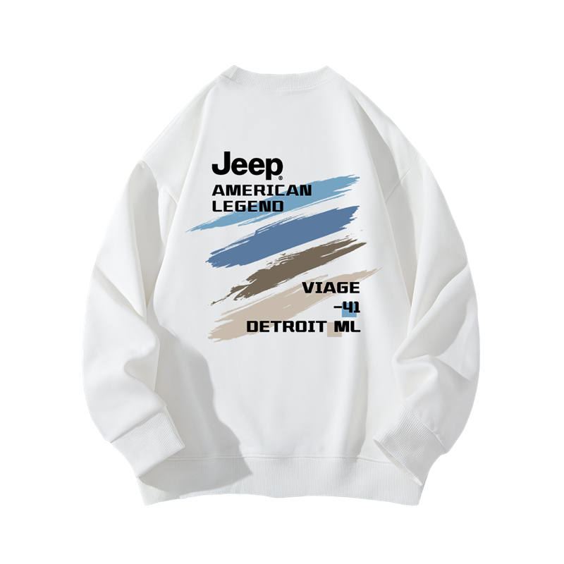 Jeep Grade School Sweatshirts Crew Neck Moderate