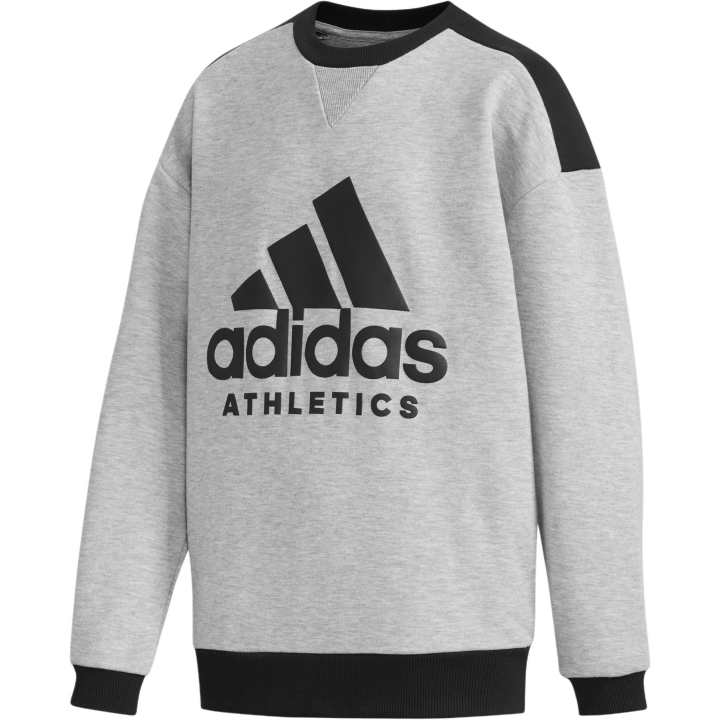 Adidas Adidas Sweatshirt Medium Heather Gray Teenagers
