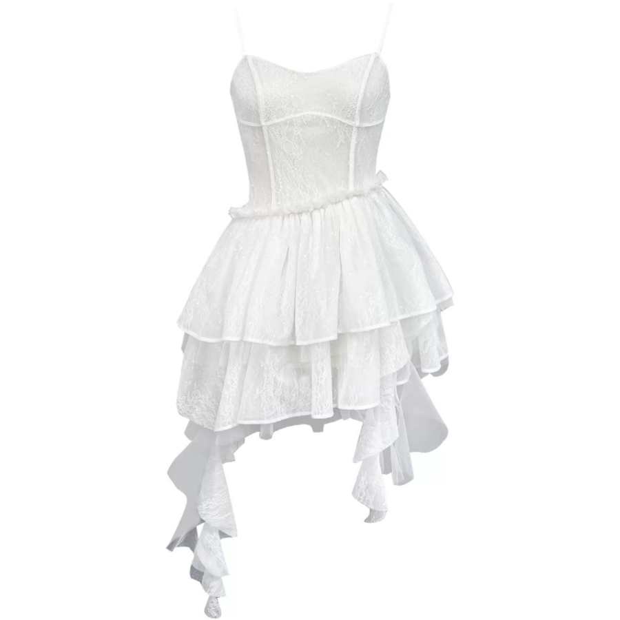 Cosyism Slip Dress Women's White