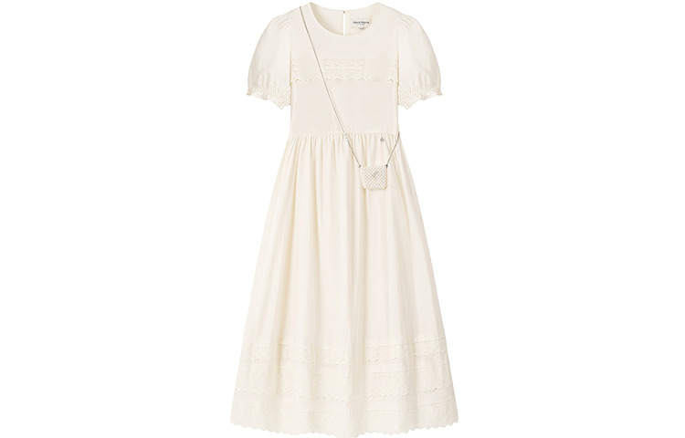 Teenie Weenie Short Sleeved Dress Women's Khaki