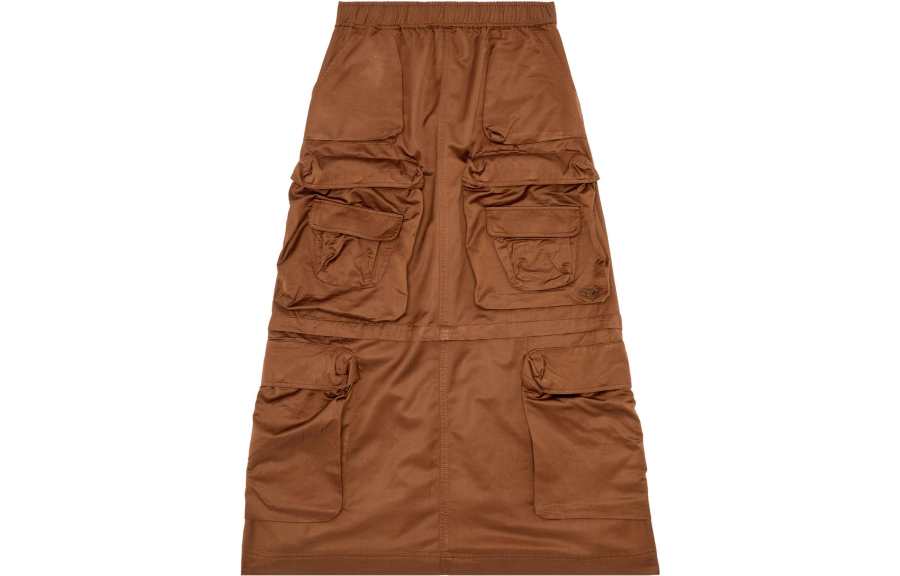 DIESEL O Nita Cargo pocket Elasticated Maxi Skirt