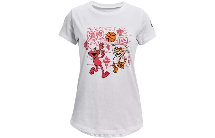 Under Armour T Shirt White Kids'