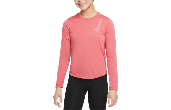 Nike Nike Dri Fit T Shirt Pink Kids'