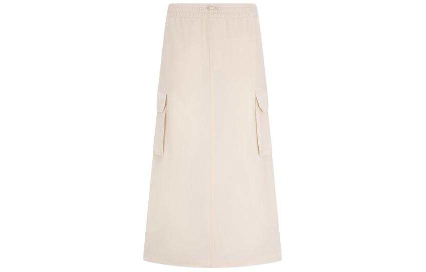 Tommy Hilfiger Casual Long Skirt Women's Ecru