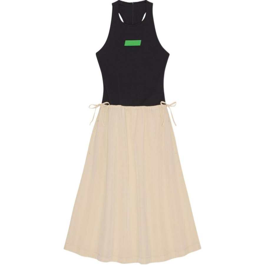 GANNI Sleeveless Dress Women's Black