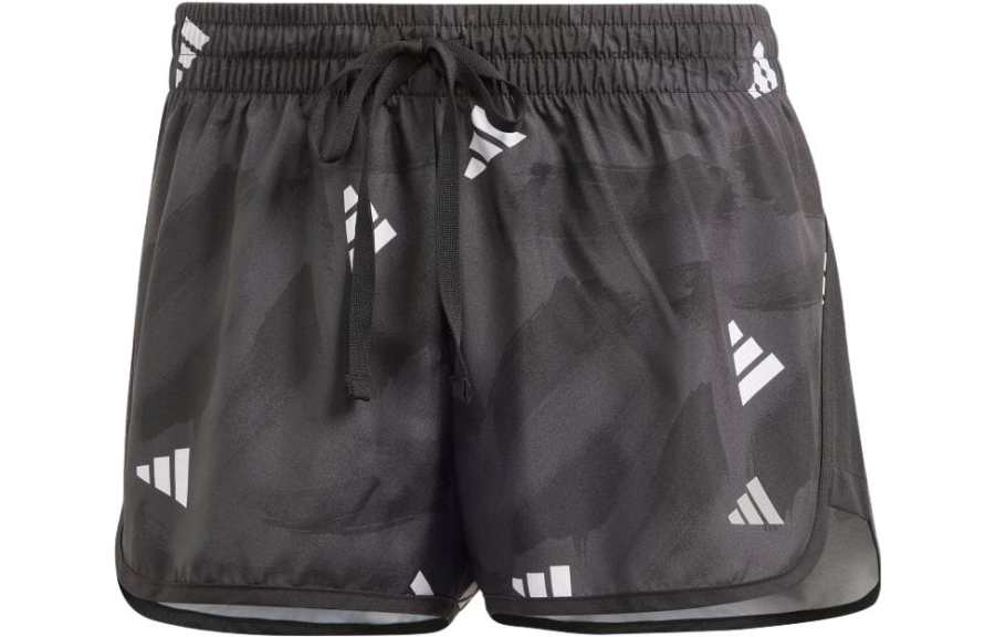 Adidas Adidas Sports Shorts Women's Gray Moderate Knitted Shorts