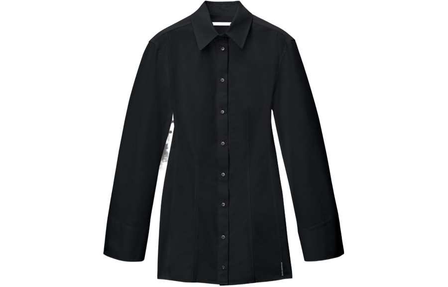 Alexander Wang Boned Long Sleeved Shirt Minidress