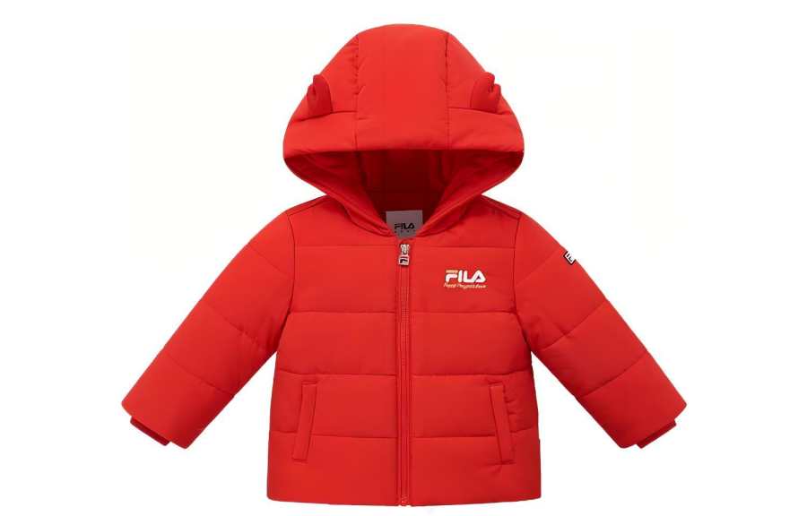 FILA KIDS Padded Jacket Legend Red Children Aged 3 7 Years Old
