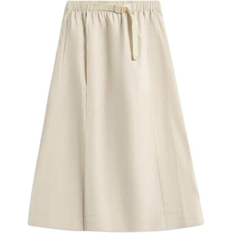 Li-Ning Li Ning Sports Life Collection Casual Long Skirt Women's Dune Khaki