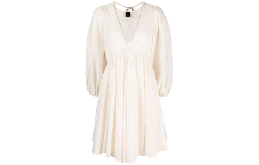 PINKO V Neck Mini Dress