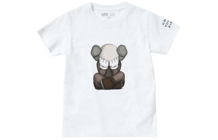 UNIQLO Kaws Co Branded Collection T Shirt White Kids'