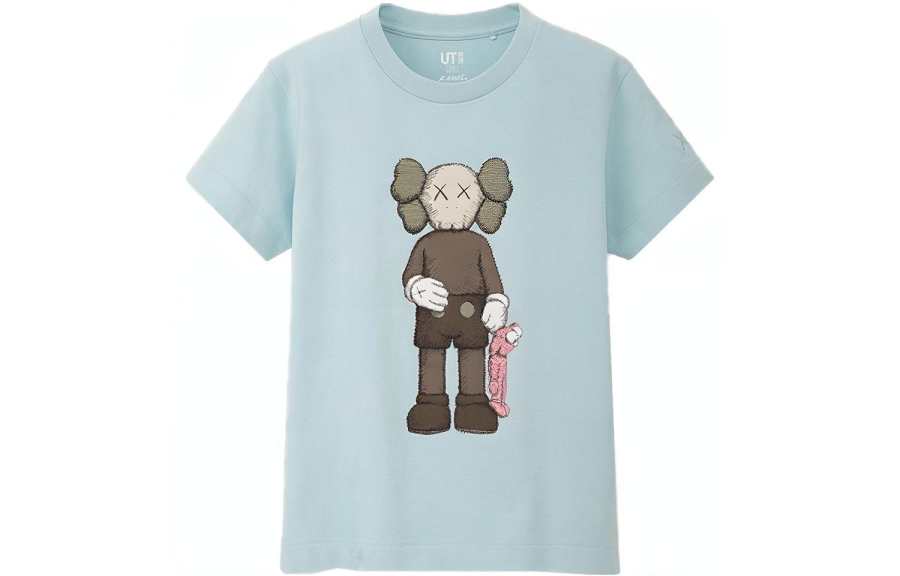 UNIQLO Kaws Co Branded Collection T Shirt Blue Kids'