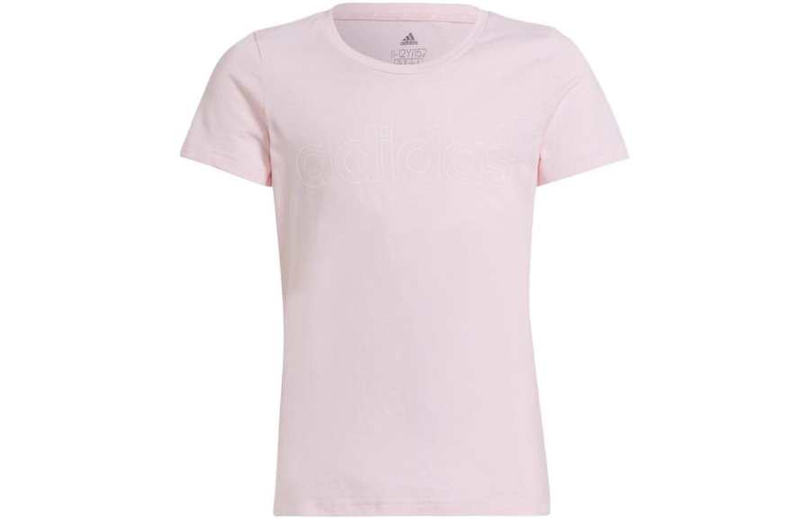 Adidas Adidas T Shirt Clear Pink Teenagers