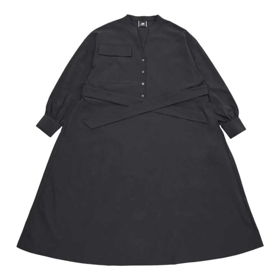 New Balance New Balance Met24 Shirts Dress Long Sleeved Dress Women's Gray