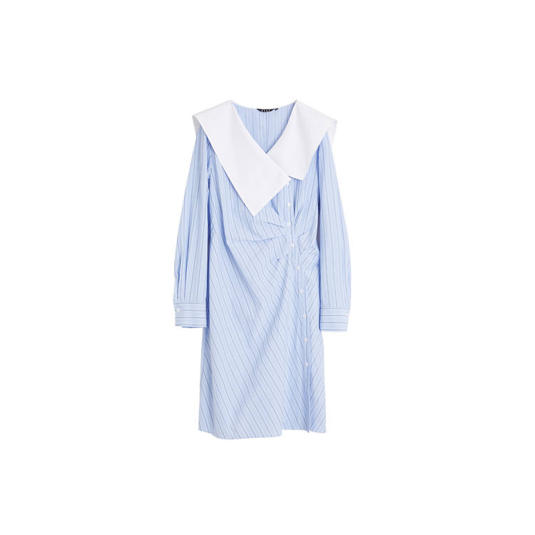 ELLE Long Sleeved Dress Women's Blue