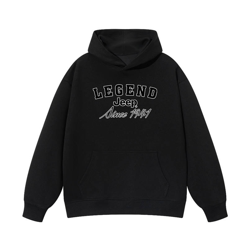 Jeep Grade School Sweatshirts Hooded Thickened
