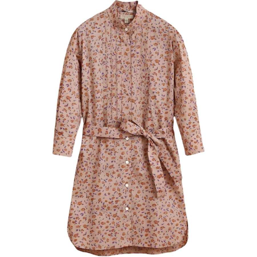 Burberry Long Sleeved Dress Women's Pink
