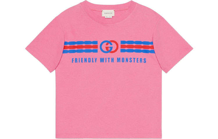 GUCCI Kids T Shirts Crew Neck Moderate