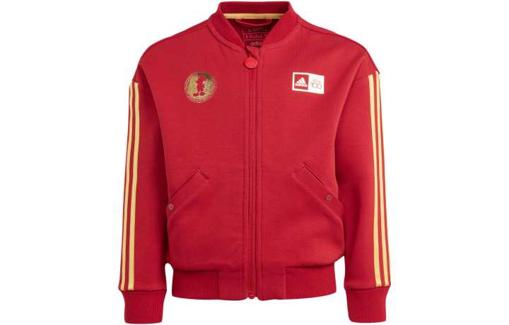 Adidas Adidas Jackets & Coats DISNEY 100 TRACK JACKET Chestnut Red/Gold Kids'