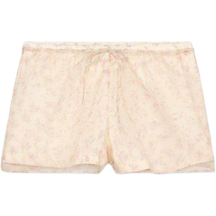 ZARA Casual Shorts Women's Light Peach Red