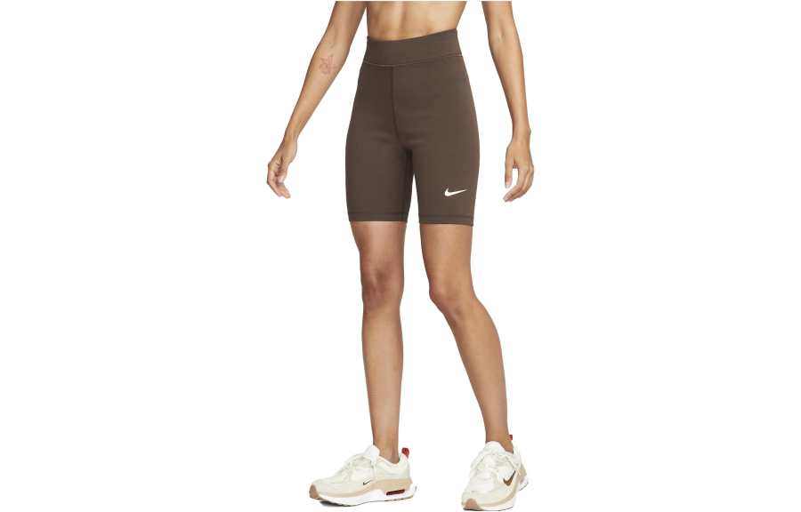 Nike Nike Sports Shorts Women's Brown Moderate Knitted Shorts