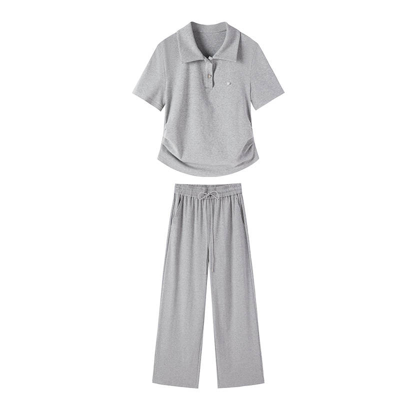 XIANGYING Casual Suit Women's Gray